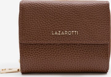 Lazarotti Wallet 'Bologna' in Brown: front
