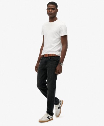 Coupe slim Jean Superdry en noir