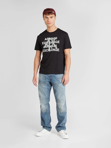 T-Shirt ARMANI EXCHANGE en noir