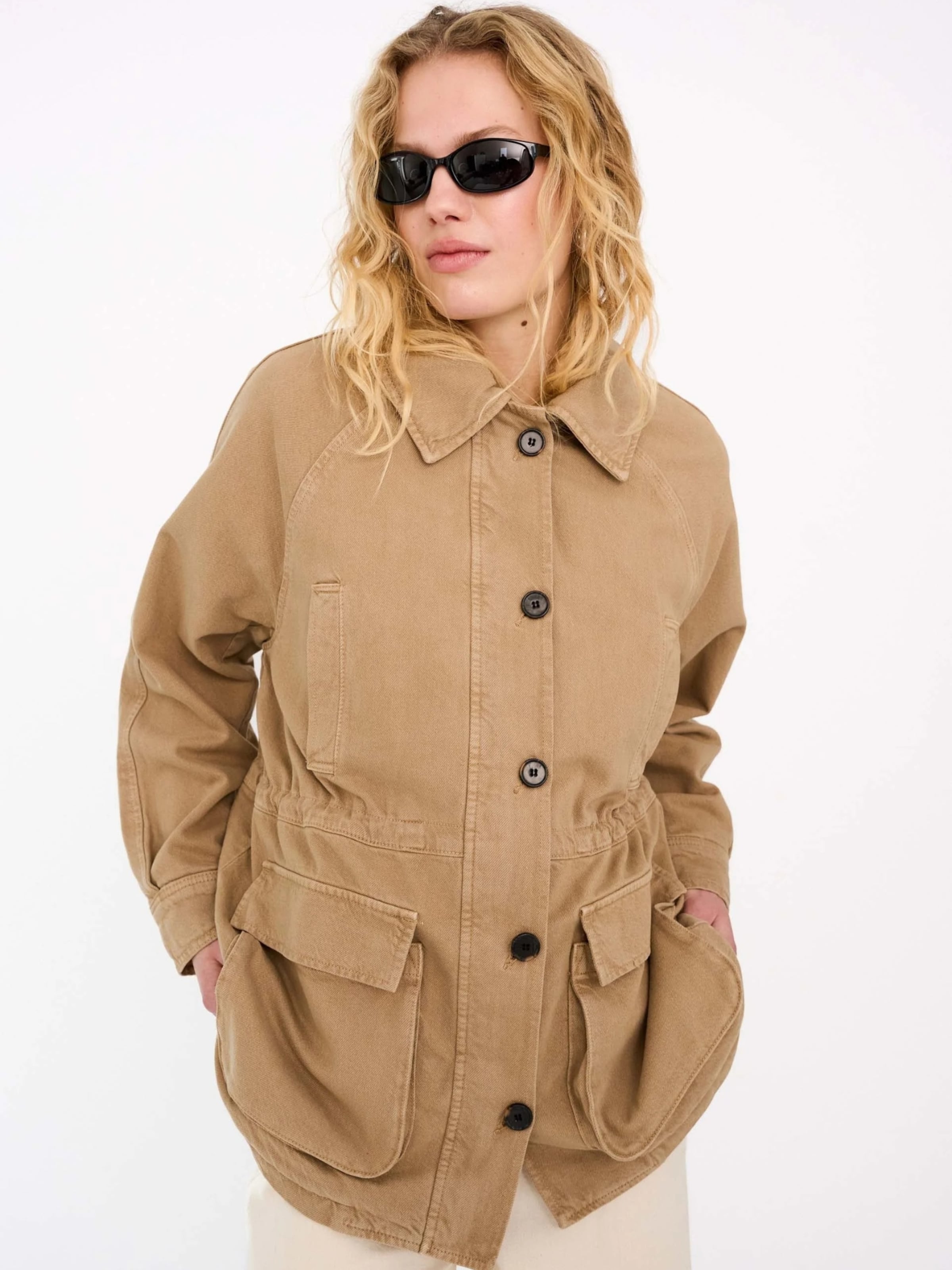 Ivy Copenhagen Overgangsjakke ' IVY-Daphne ' i grøn: forside