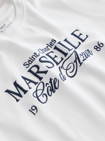 T-shirt Next en blanc