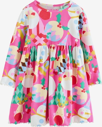 rožinė Next Suknelė 'Christmas': priekis