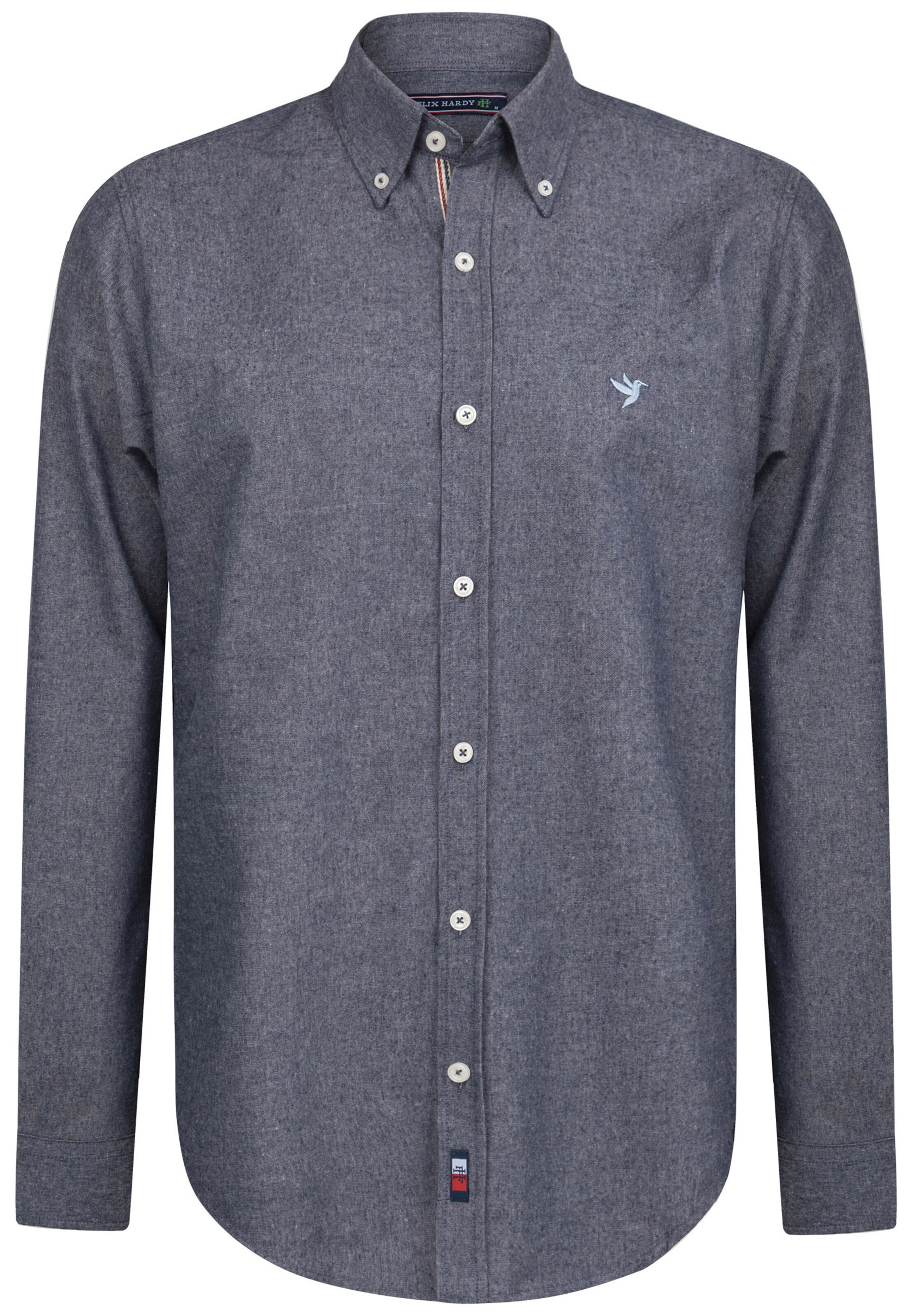 Chemise Felix Hardy en bleu : devant