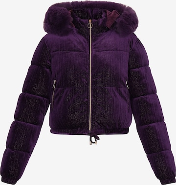 myMo at night - Chaqueta de invierno en lila: frente