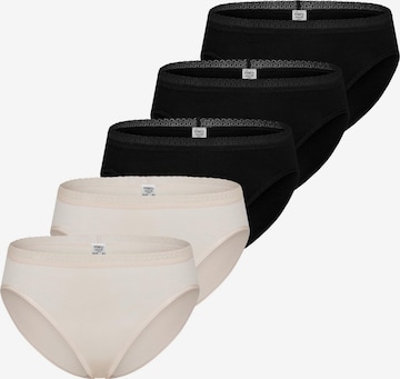 Mey Slip 'Modal Lace' in Braun: Vorderseite