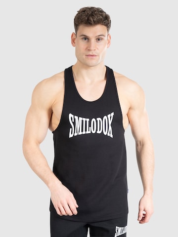 T-Shirt fonctionnel ' Classic Pro ' Smilodox en noir : devant