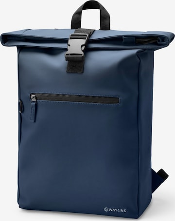 Waykins Backpack 'Horizon' in Blue: front