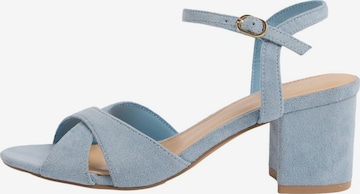 Sandales Friends Like These en bleu : devant