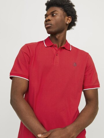 JACK & JONES Poloshirt 'HASS' in Rot