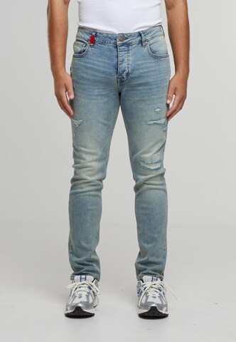 2Y Premium Slimfit Jeans 'Mateo' in Blau