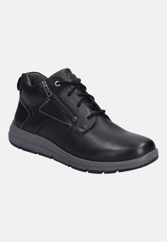 JOSEF SEIBEL Athletic lace-up shoe in Black