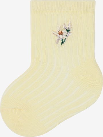 NAME IT Socks 'Holley' in Yellow: front