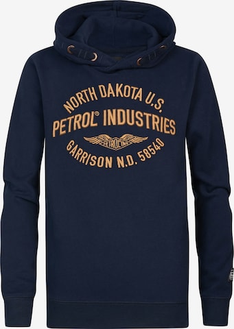 Sweat 'Schaumburg' Petrol Industries en bleu : devant