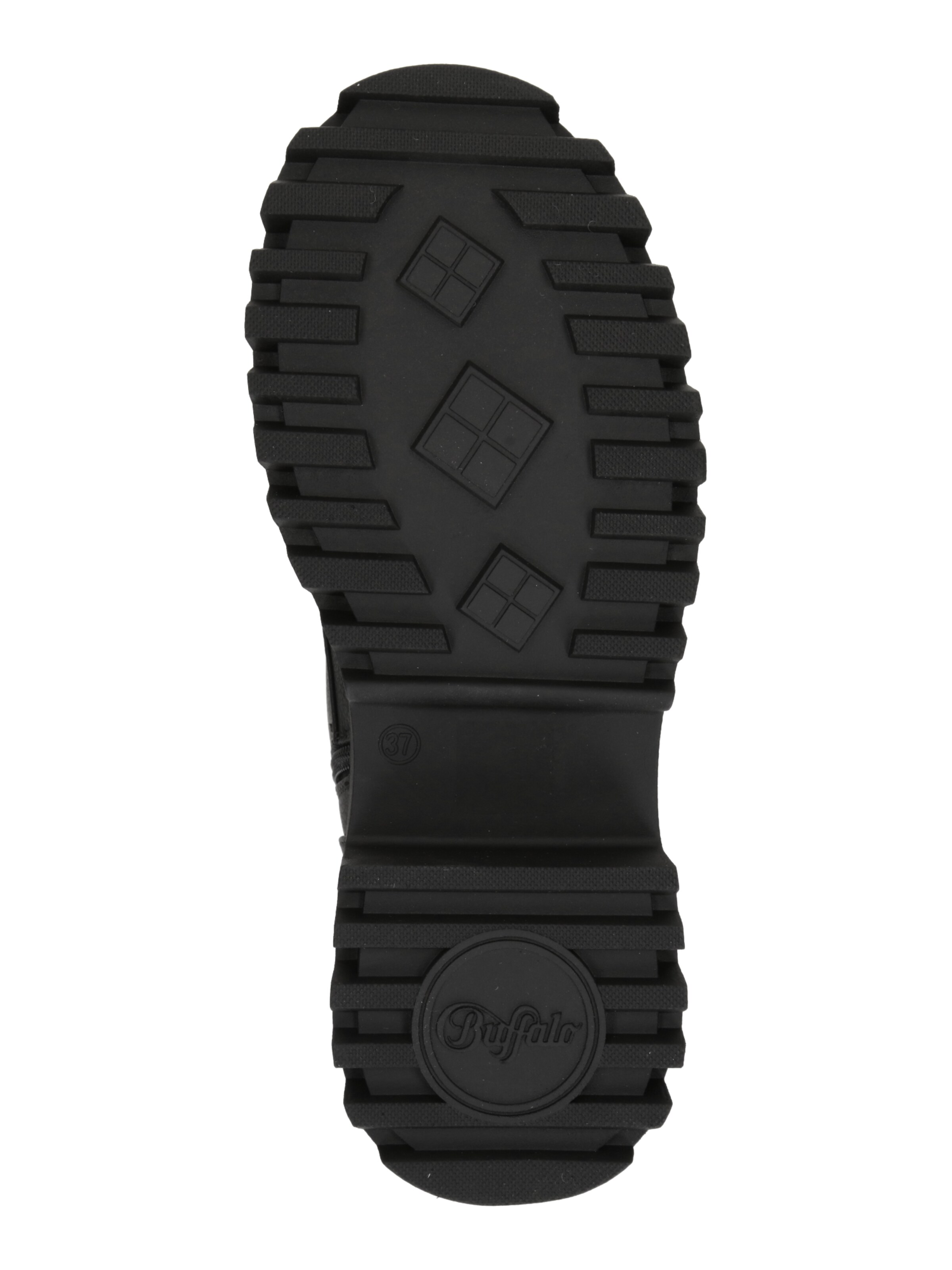 BUFFALO Μποτάκι με κορδόνια 'Aspen' σε μαύρο