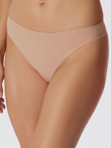 String ' Invisible Soft ' SCHIESSER en beige : devant