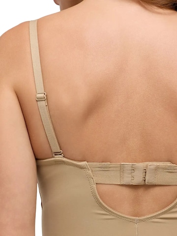 cfab - Body moldeador 'Push-Up integrierter Bodysuit mit String' en beige