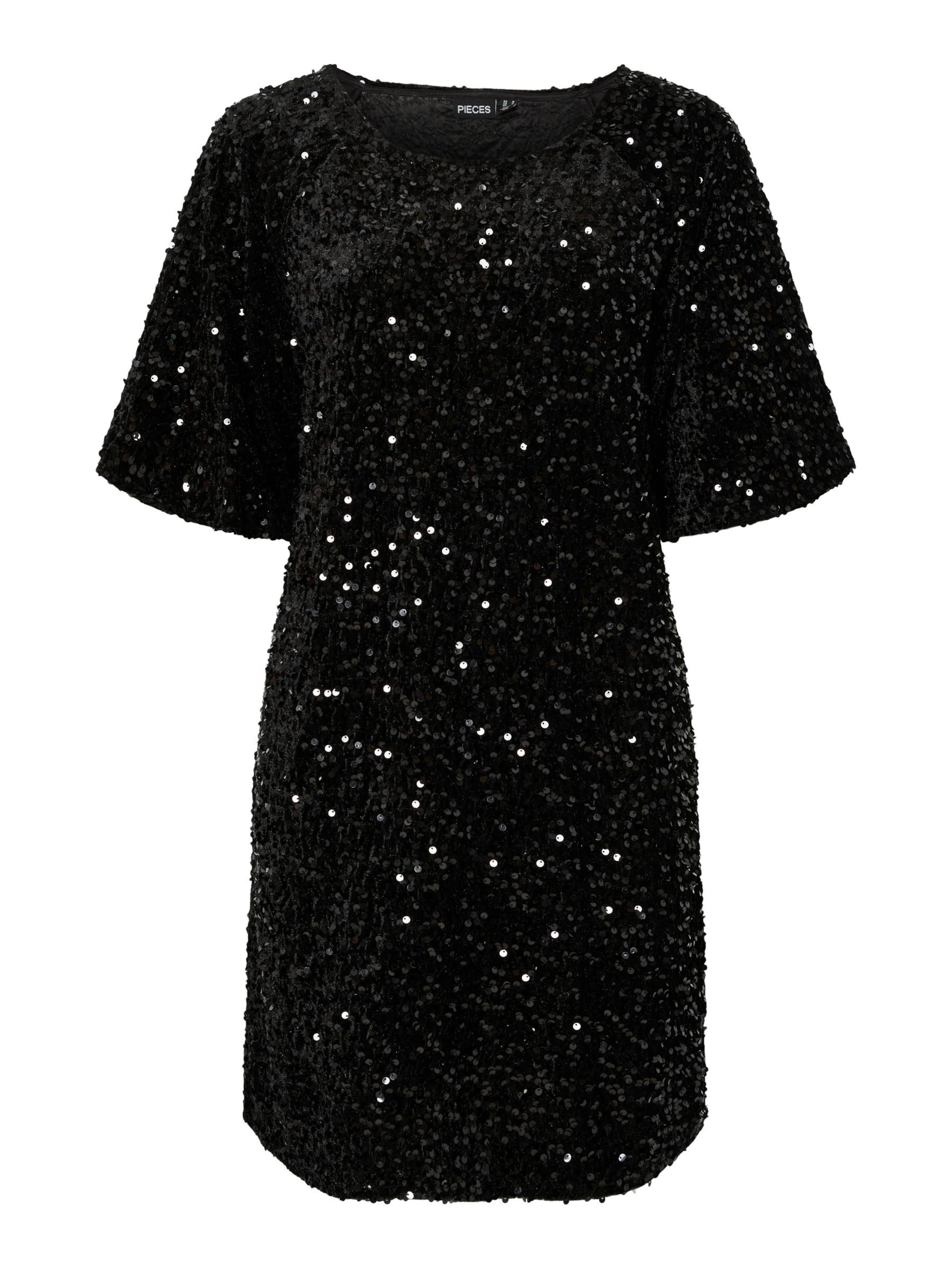 PIECES Kjole 'PCKAM' i sort: forside