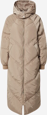 Manteau d’hiver 'Felicity' PIECES en marron : devant
