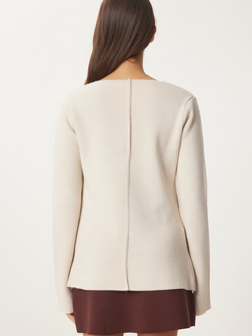 Happiness İstanbul Strickjacke in Beige