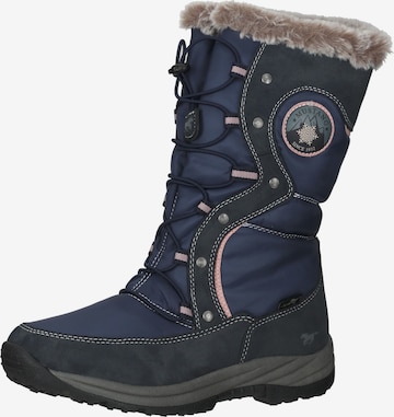 MUSTANG Snow Boots in Blue: front