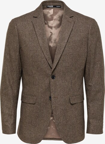 SELECTED HOMME Slim Fit Blazer 'Adrian' i brun: forside