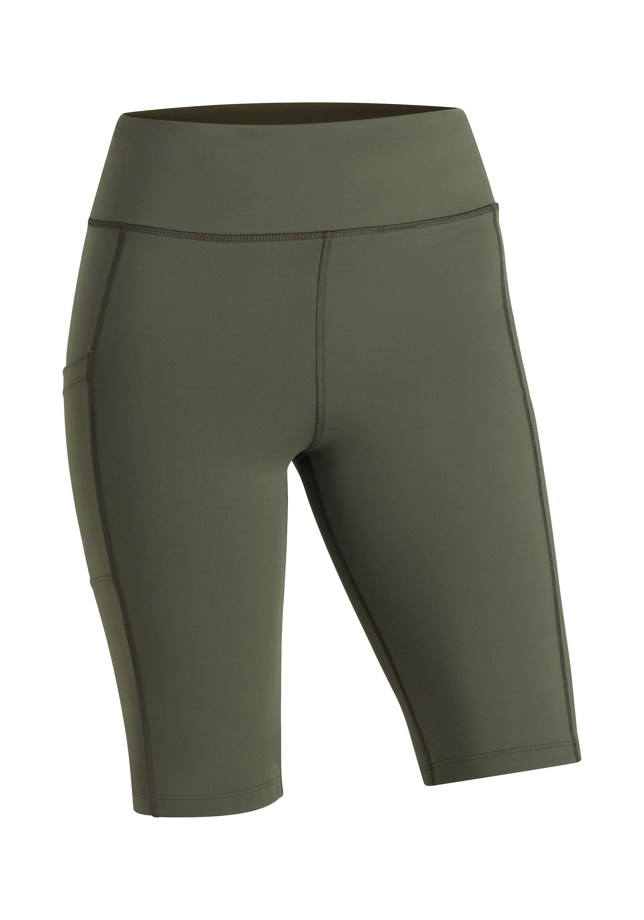 Maier Sports Workout Pants in Green: front