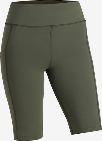 Maier Sports Workout Pants in Green: front