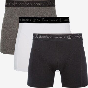 Bamboo basics Boxershorts in Grijs: voorkant