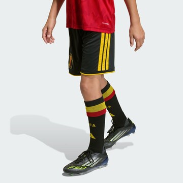 ADIDAS PERFORMANCEregular Sportske hlače 'Belgium 26 Home Kids' - crna boja: prednji dio