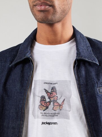 Maglietta 'JCORECHARGE' di JACK & JONES in bianco