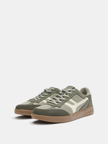 Baskets basses Pull&Bear en vert