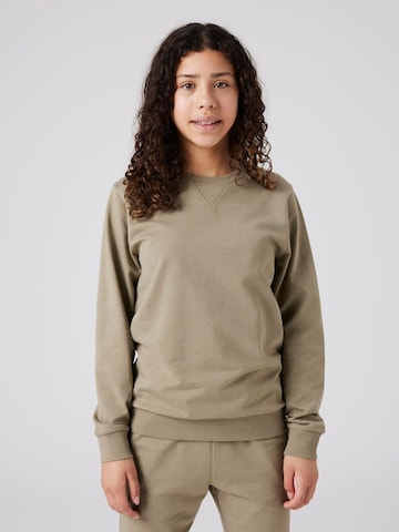 TWO SOON Sweatshirt in Groen: voorkant