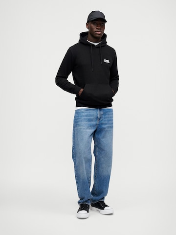 juoda Karl Lagerfeld Megztinis be užsegimo