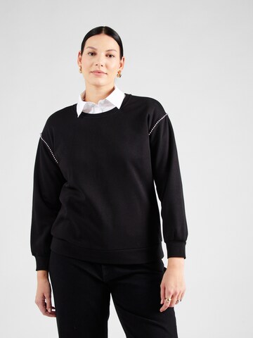 Vero Moda Curve Sweatshirt 'VMCDAISY' in Black: front