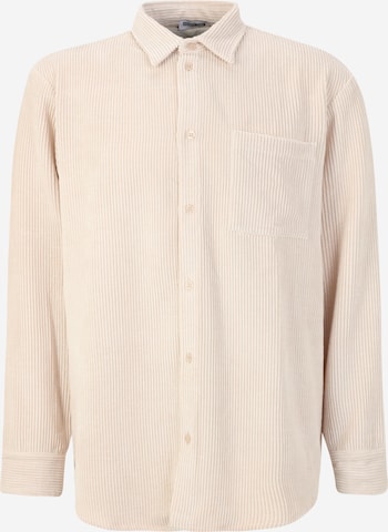 ABOUT YOU Limited Regular fit Button Up Shirt 'Niklas' in Beige: front