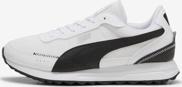 Baskets basses 'Road Rider' PUMA en blanc : devant