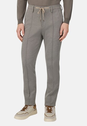 Boggi Milano Regular Pantalon 'B Jersey' in Grijs: voorkant