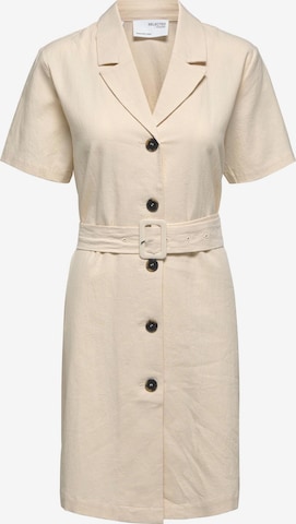 SELECTED FEMME Kleid 'Malvina-Ida' in Beige: predná strana