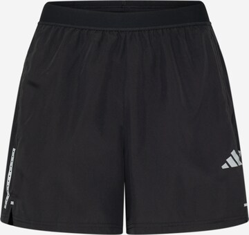 ADIDAS PERFORMANCE - Regular Calças de desporto 'Gym+' em preto: frente