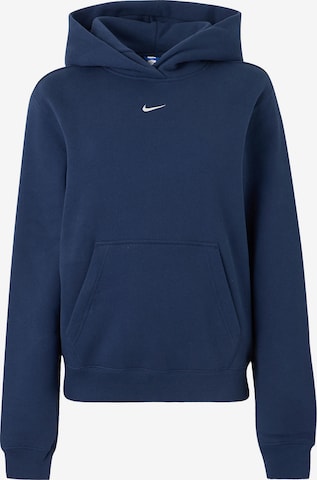 mėlyna Nike Sportswear Megztinis be užsegimo 'Studio Fleece': priekis
