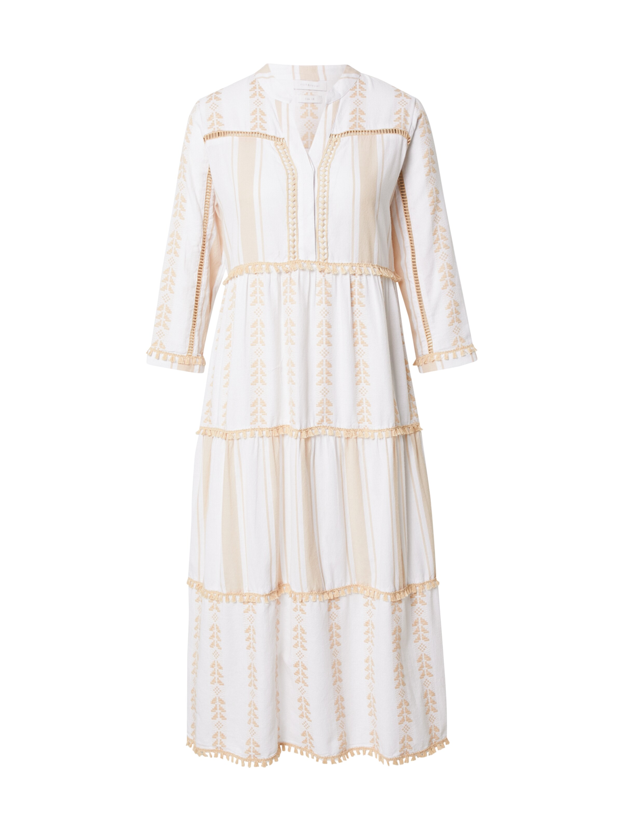 Frauen Kleider Rich & Royal Kleid in Weiß - LQ54576