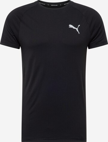 T-Shirt fonctionnel PUMA en noir : devant