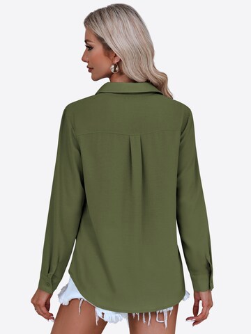 Chemisier Imily Bela en vert : derrière