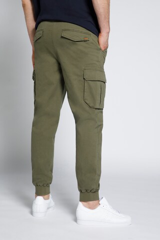 STHUGE Tapered Cargohose in Grün