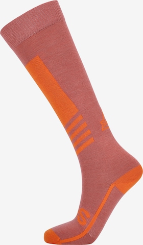 SOS Athletic Socks 'La Hoya' in Orange: front
