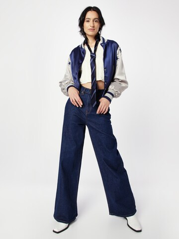 SISTERS POINT Wide Leg Jeans 'OWI' in Blau