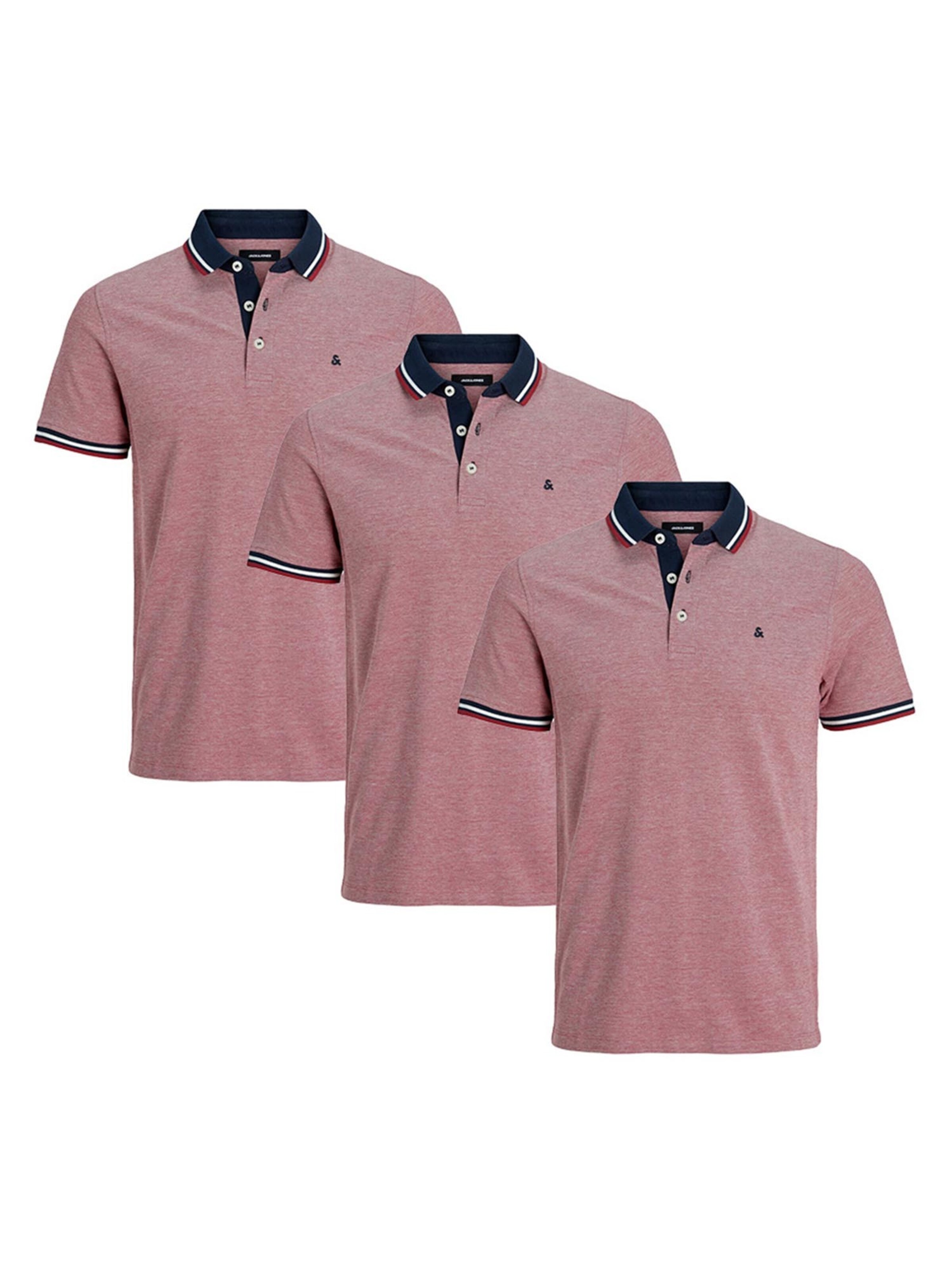 JACK & JONES Shirt 'Paulos - Slim Fit' in Red: front