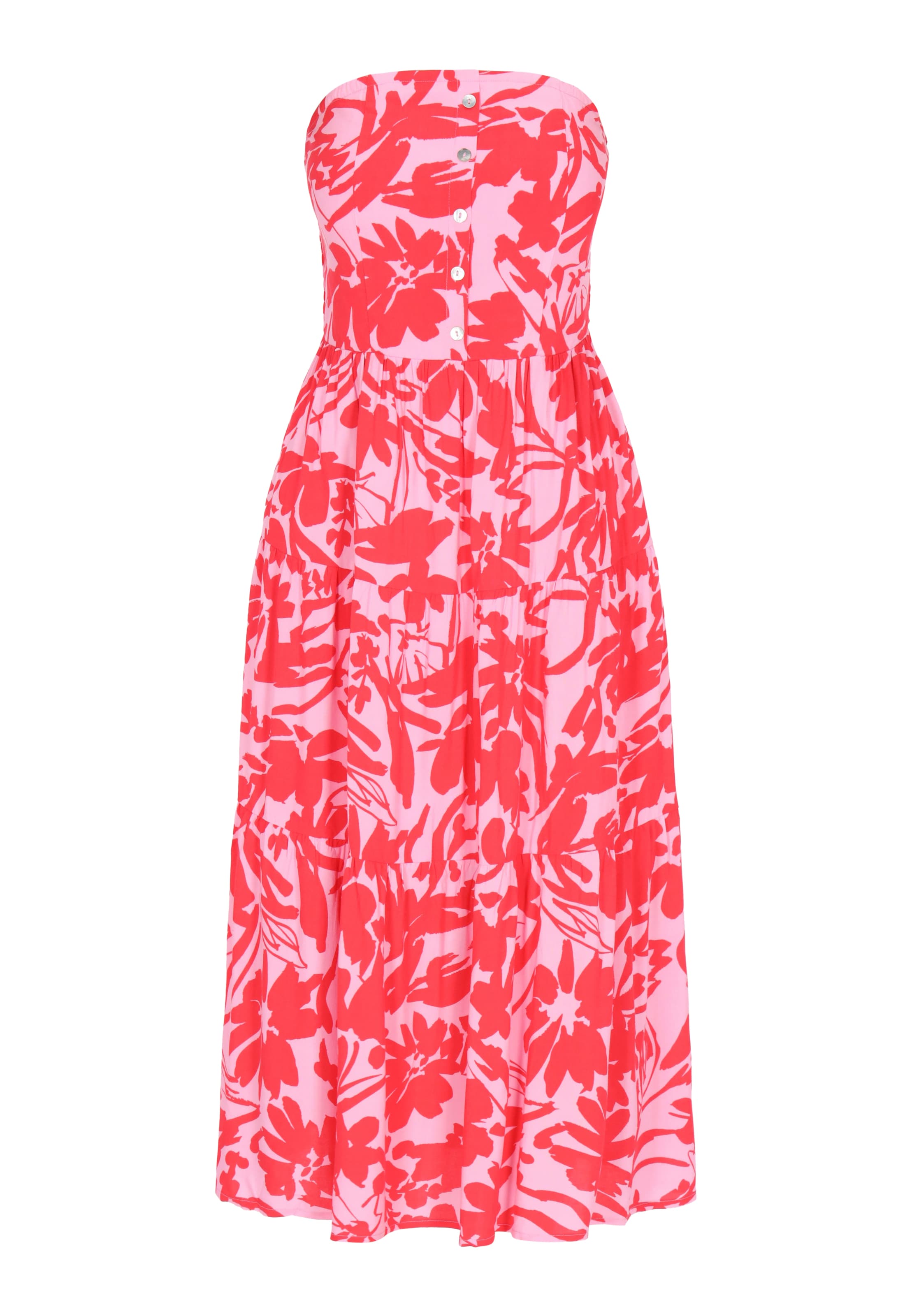 IZIA Letné šaty 'Spring Summer' - Ružová: predná strana