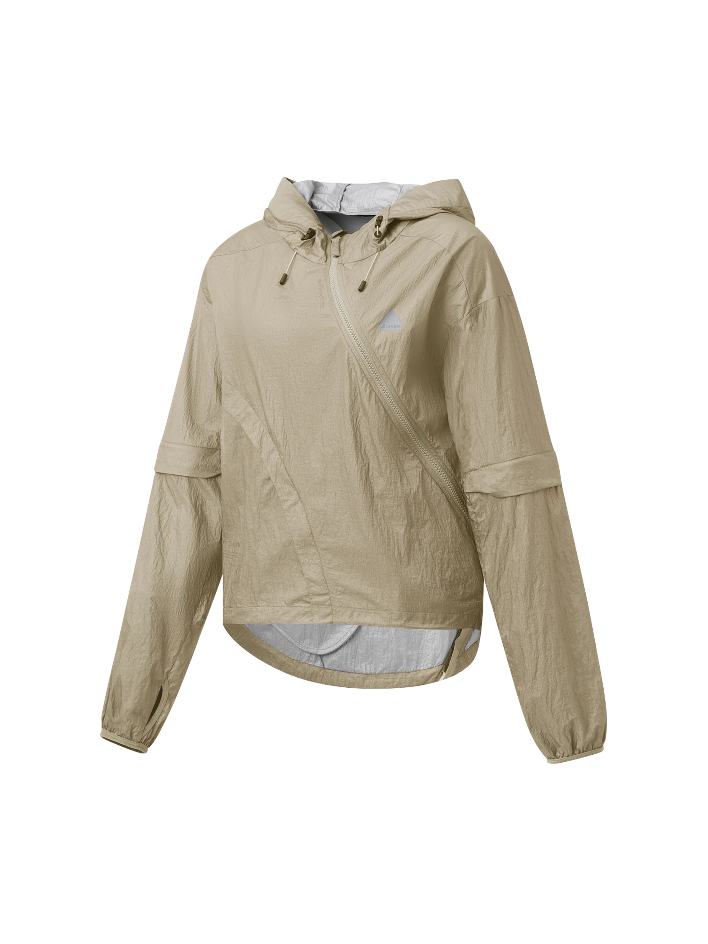 Veste de sport 'Mont Blanc Zip-off Jacket' Jelenew en argent