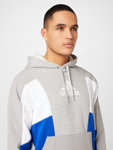 ADIDAS SPORTSWEAR Athletic Sweatshirt 'Essentials Colorblock' in Grey